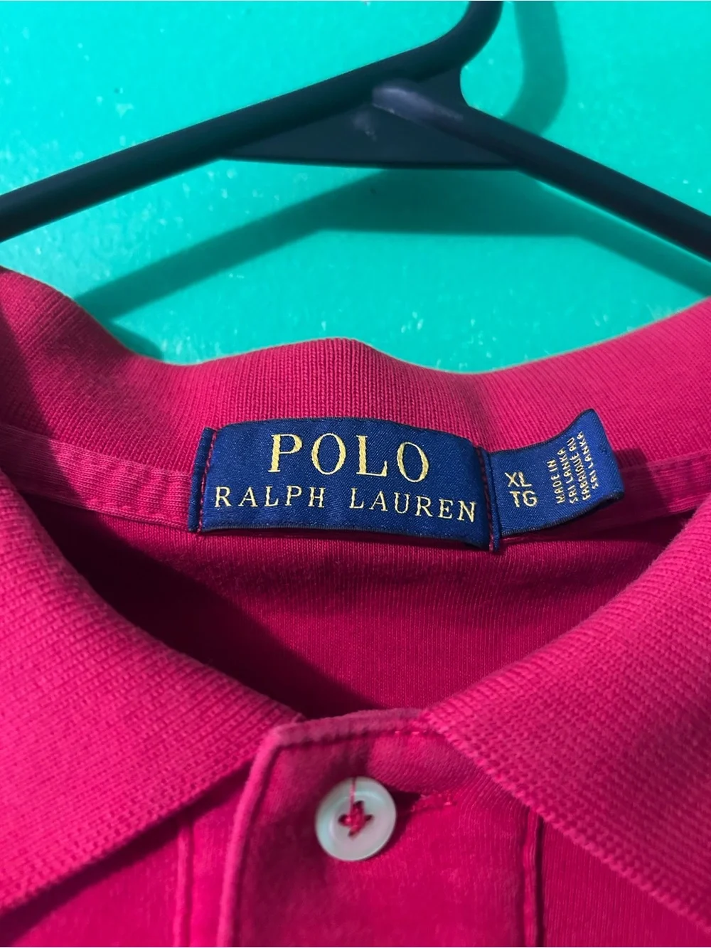 Polo by Ralph Lauren Men’s Red Classic Fit Polo Shirt size xl